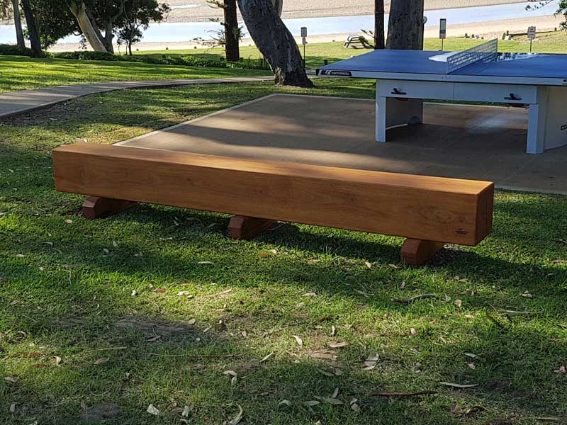 Bridge Timber Seat — Australian-made Furniture In Woolgoolga, NSW